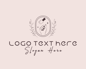 Nail Polish - Wreath Nail Polish logo design