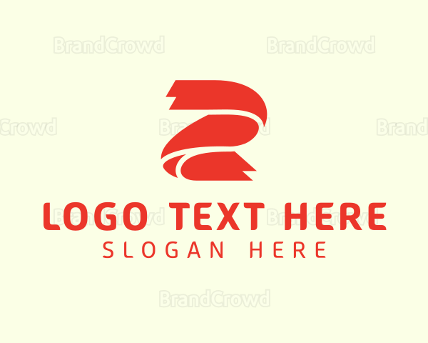 Red Ribbon Number 2 Logo