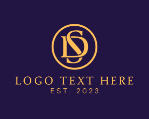 Monogram - Gold Elegant Hotel logo design