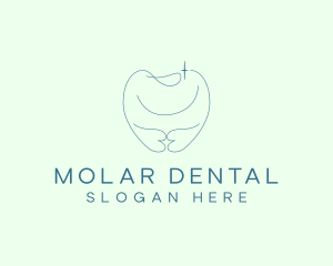 Molar - Dentistry Dental Tooth logo design