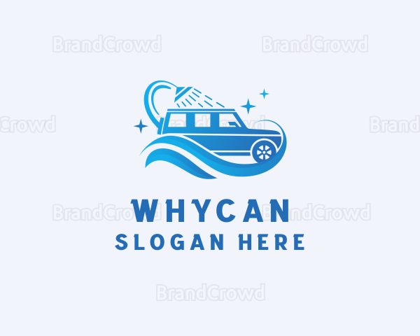 Vehicle Van Car Wash Logo