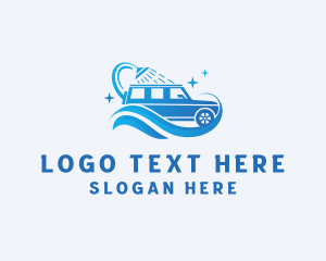 Suds - Vehicle Van Car Wash logo design