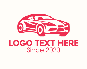 Red - Red Sports Car logo design