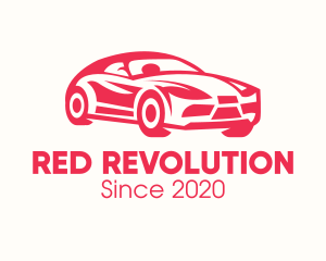 Red Sports Car logo design