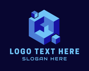 Tech Cube Puzzle  Logo