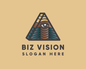 Eye Triangle Psychic logo design