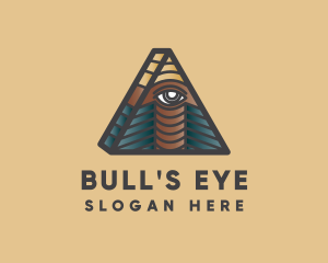 Eye Triangle Psychic logo design