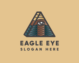 Eye Triangle Psychic logo design