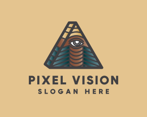 Eye Triangle Psychic logo design