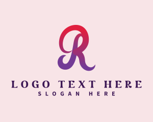Vlogger - Cursive Premium Vlogger logo design