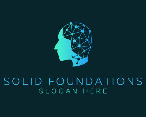 Intelligence - Mental Human Head logo design