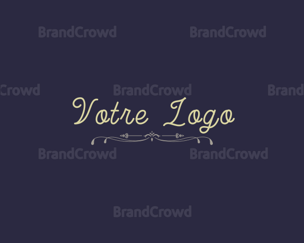 Elegant Calligraphy Brand Logo