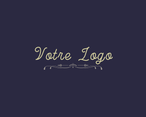 Elegant Calligraphy Brand Logo