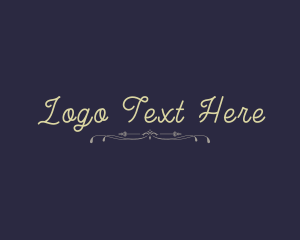 Name - Elegant Calligraphy Brand logo design