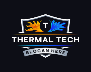 Thermal - Fire Ice Thermal logo design