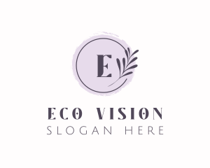 Organic Nature Leaf logo design