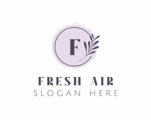 Organic Nature Leaf logo design