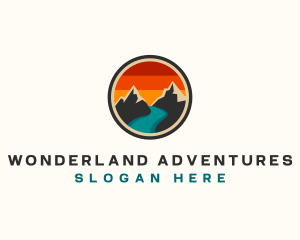 Mountain River Exploration logo design