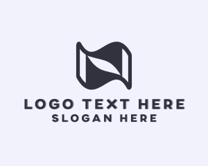 Blogger - Digital Technology  Programmer Letter N logo design