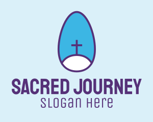 Holy Easter Sunday  logo design