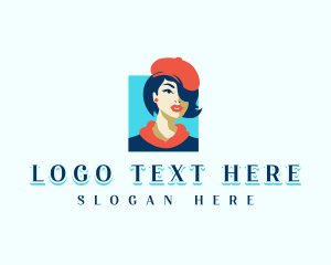 Lifestyle - Woman Fashion Model logo design