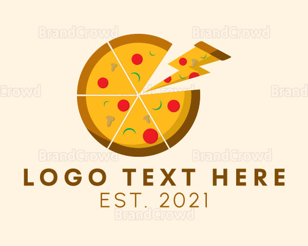 Pizza Slice Restaurant Logo