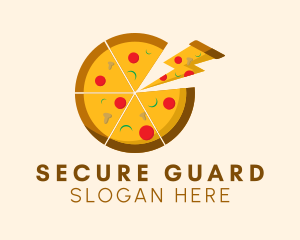 Pizza Slice Restaurant Logo