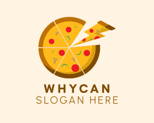 Pizza Slice Restaurant Logo