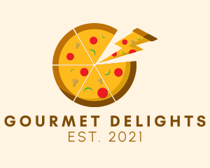 Pizza Slice Restaurant logo design