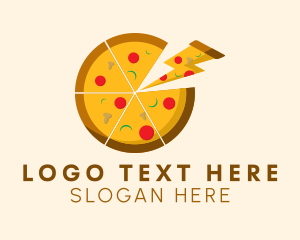 Pizza Slice Restaurant Logo