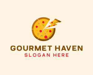 Pizza Slice Restaurant logo design