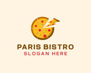 Pizza Slice Restaurant logo design