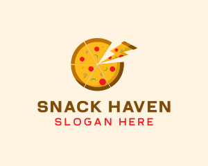 Pizza Slice Restaurant logo design