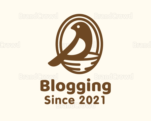 Finch Bird Nest Logo