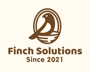 Finch - Finch Bird Nest logo design