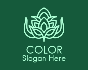 Green Botanical Herb Logo