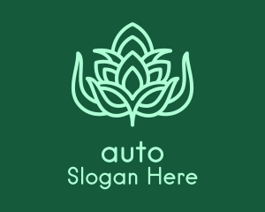 Green Botanical Herb Logo