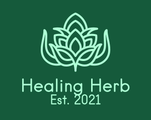 Green Botanical Herb logo design