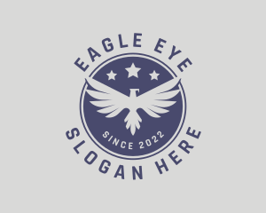 Military Eagle Soldier logo design