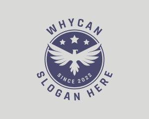 Army - Military Eagle Soldier logo design