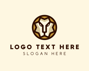 Mane - Luxury Sun Lion Crest logo design