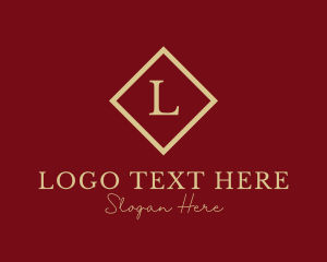 Luxe - Gold Elegant Jewelry logo design