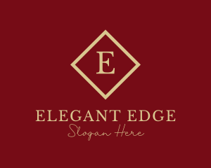 Gold Elegant Jewelry logo design