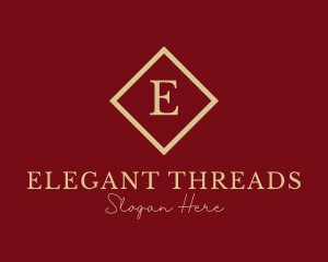 Gold Elegant Jewelry logo design