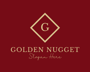 Gold Elegant Jewelry logo design