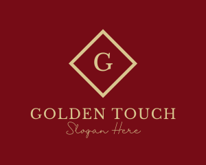 Gold Elegant Jewelry logo design