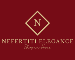 Gold Elegant Jewelry logo design