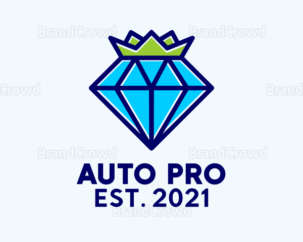 Royal Diamond Crystal Crown Logo