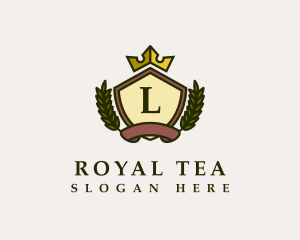 Royal Shield Crown logo design