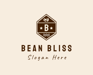 Bean - Hexagon Coffee Bean logo design